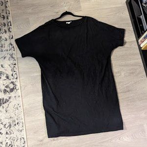 J. Jill Black Cotton Tshirt Dress